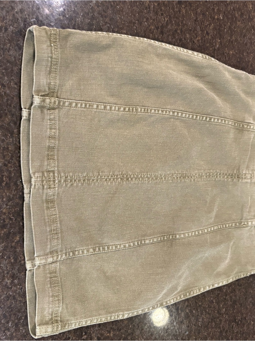 Free People Mini Skirt in Olive